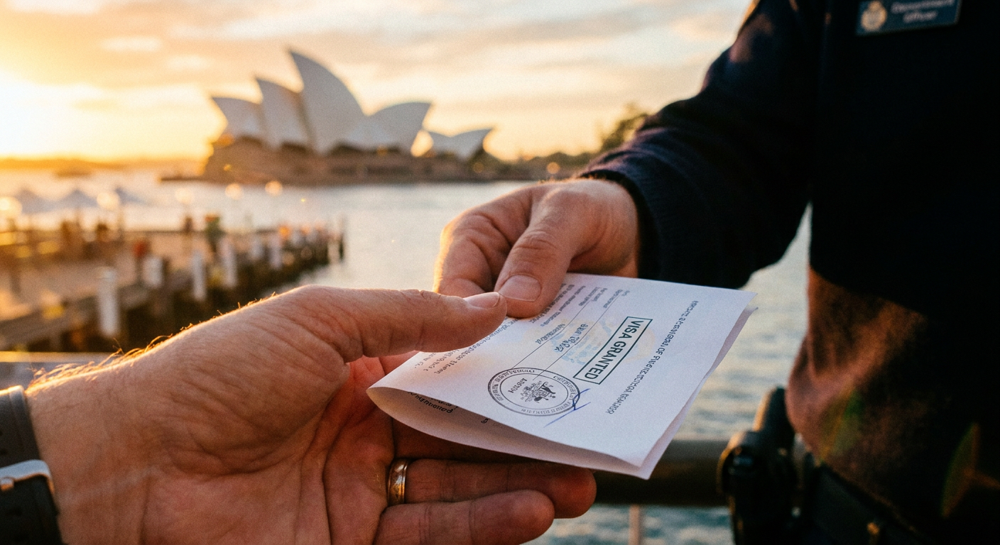 Receber a aprovação do visto é o primeiro passo para uma nova aventura na Austrália.